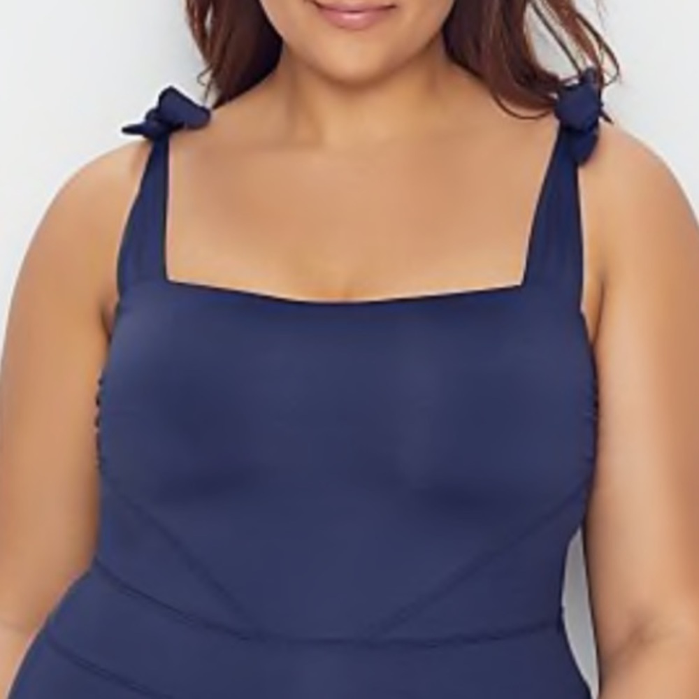 Becca Navy Color Code One Piece Swimsuit - Picture 4 of 10